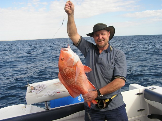 dad with red